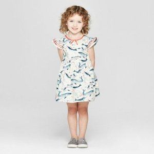 Oshkosh Genuine Kids Whale Dress 4T narwhal seals
